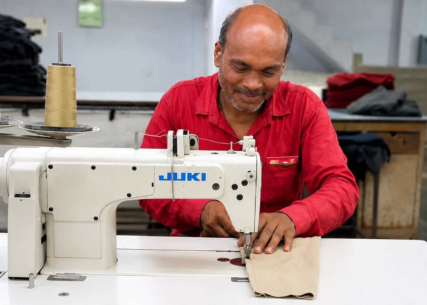 Sewing and garment assembly